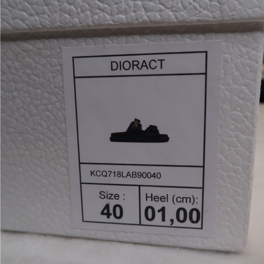 DIORact Slide Lambskin Black - Picture 9 of 15